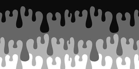  背景素材　垂れる黒いペンキ　