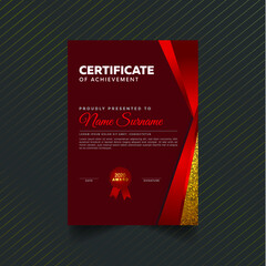 Unique Certificate And Diploma Template