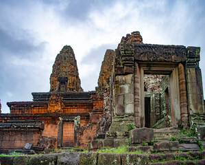 Naklejka premium Angkor Wat - the largest temple in the world (Cambodia). 2019
