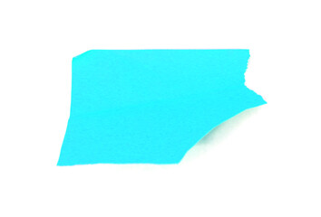 pieces of torn blue paper texture background with copy space for text