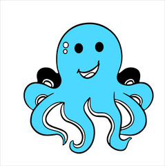 blue cartoon