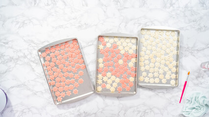 Chocolate snowflakes