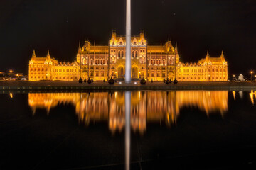 Fototapeta na wymiar Hungarian Parlament Building, Budapest, Hungary, 2017