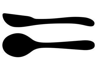 Large wooden kitchen spoon.