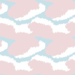 Obraz premium Pink Brush Stroke Fur Seamless Pattern