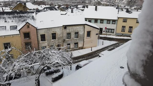 Belgique Wallonie Lorraine Arlon neige hiver paysage