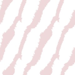 Pink Brush Stroke Fur Seamless Pattern