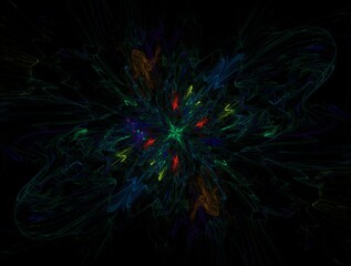 Imaginatory fractal background Image