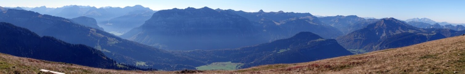 Panorama von der Niedere in Vorarlberg