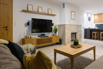 Living-room interior of modern house
