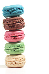 Macaroons on White