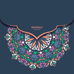 luxury ornamental mandala design background