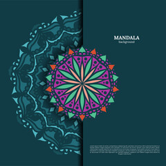 luxury ornamental mandala design background