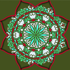 Mandala, Vector Mandala, floral mandala, flower mandala, oriental mandala, coloring mandala. Oriental pattern, vector illustration. Islam, Arabic, Indian, turkish, pakistan, chinese, ottoman motifs
