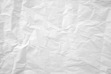 White crumpled recycle paper texture can be use as background