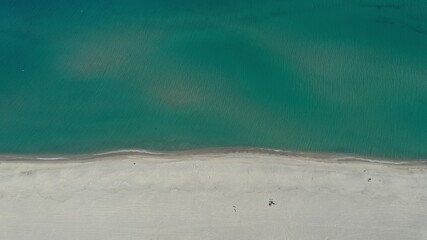 survol du littoral de l'Aude de Leucate-plage à port-Leucate