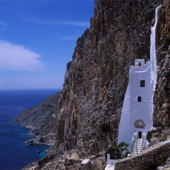 Kloster Chosoviótissa, Amorgos, Kykladen; Griechenland