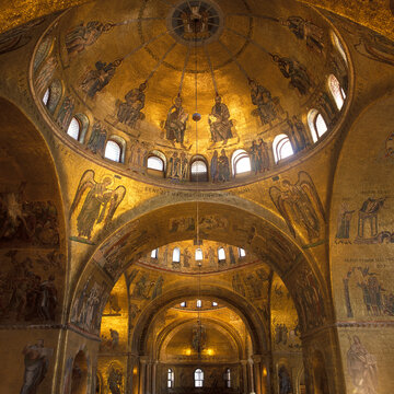 Venedig: goldenen Mosaike in der Basilica di San Marco