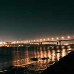 Obraz premium bridge at night