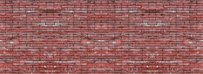 Vintage retro style bricks wall for brick background and texture.