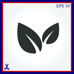 Vector icon leaf