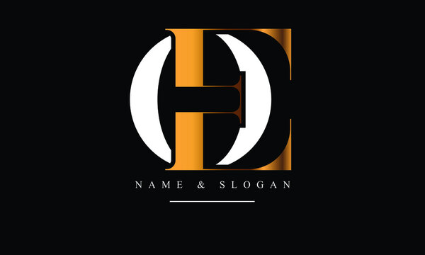 OE, EO, O, E abstract letters logo monogram