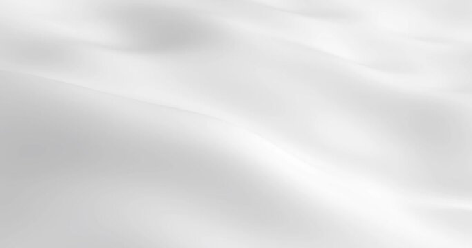 Beautiful flat Water, Veil, Silk Surface Moving Up Waving Slow. White Water, Veil, Silk. Background. Footage. 4k