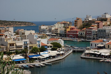Fototapeta na wymiar Greek architecture of the island of Crete.