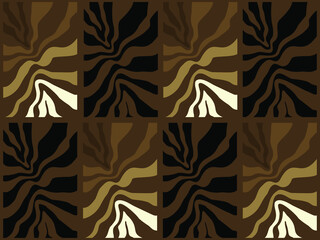 Zebra background. Ornament in a strip. Animal print. The pattern is suitable for textiles, clothing, packaging. Ethnic motives