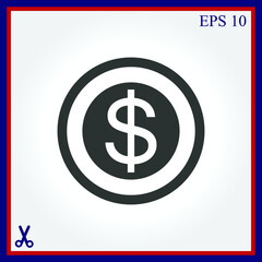Vector Dollar Sign Icon