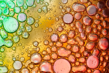 Abstract Macro Oil Bubbles