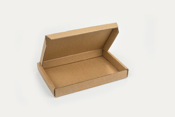 Small shallow paper box for jewelery or battery