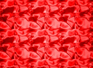 Crumpled red texture for layout.