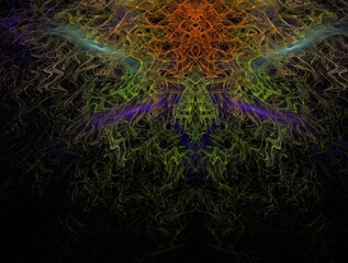 Imaginatory fractal background Image