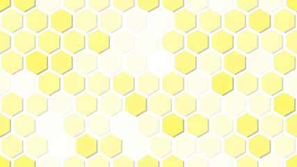 Background of yellow honeycombs. Honeycombs. Vector illustration. Yellow. Background. Honey.3d	