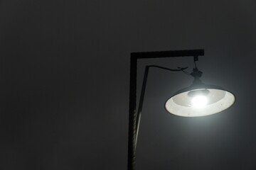 light bulb in the dark