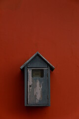 old ornament on a wall, simple photography