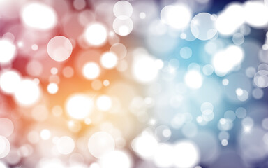 Obraz premium Abstract shiny blurred lights background stock illustration