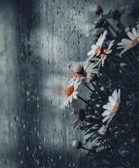 Daisies looking at bad weather