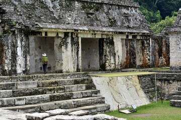 Paisajes y localizaciones de las ruinas mayas de Palenque, en el estado de Chiapas, en el sureste...