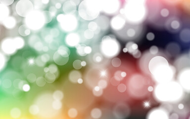 Fototapeta premium Abstract shiny blurred lights background stock illustration