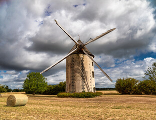 windmill in the field