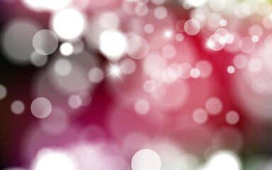 Fototapeta premium Abstract shiny blurred lights background stock illustration