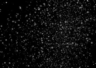 bubbles on a black background / imitation background, design