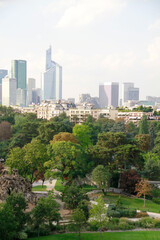 Fototapeta premium view of the city from above
