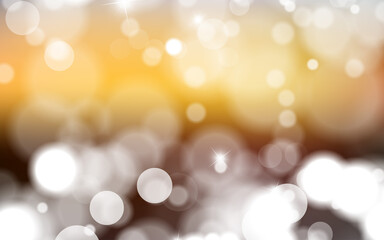 Obraz premium Abstract shiny blurred lights background stock illustration