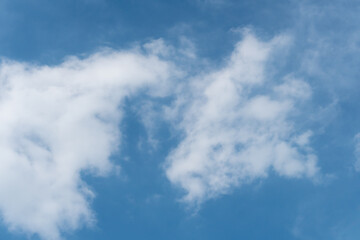 Blue sky background with clouds