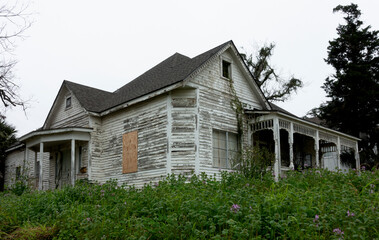 A very old neglected house
