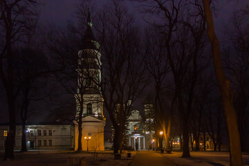Fototapeta premium Sanctuary, Basilica of the Nativity of the Blessed Virgin Mary in Chełm in eastern Poland near Lublin