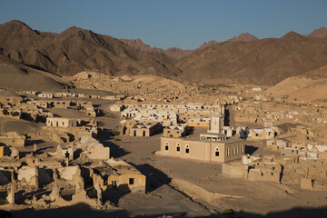 The ghost City Umm el Howeitat near Safaga in Egypt served as a mining town for phosphates for more than 100 years.
